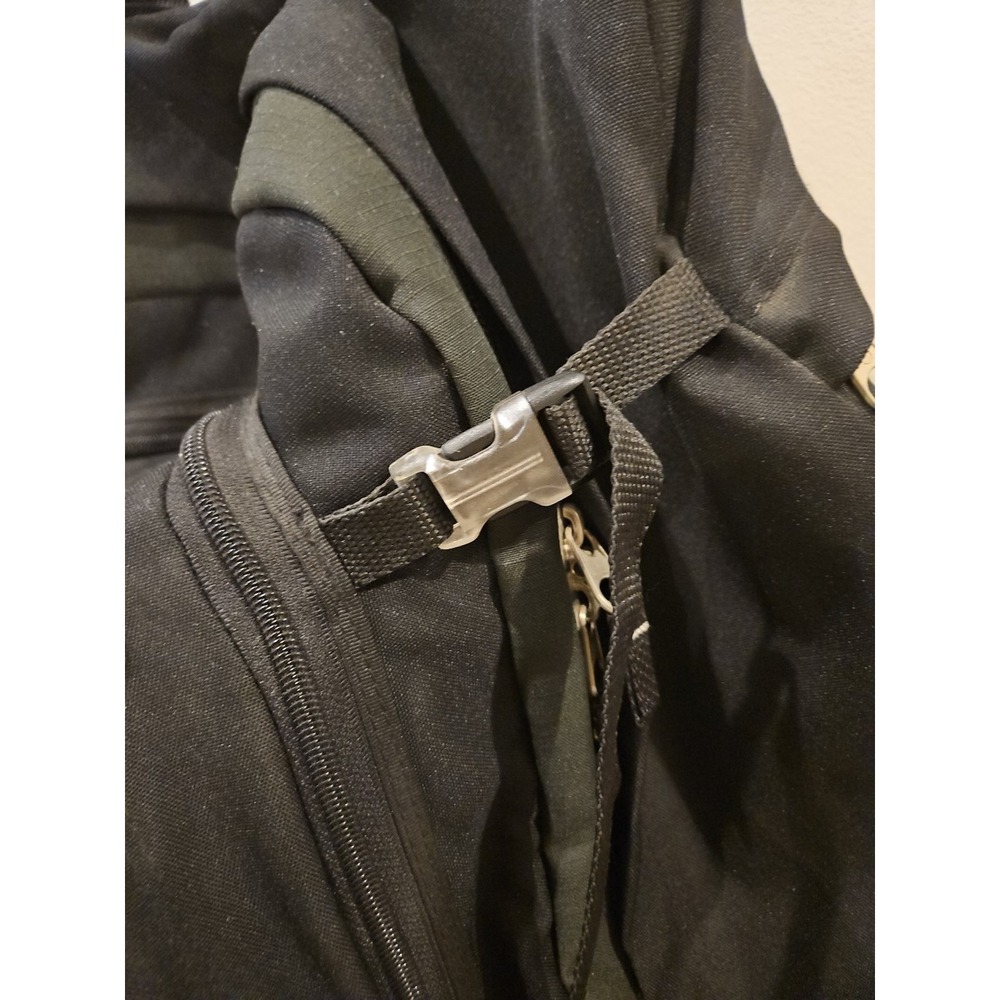 JANSPORT Hiking BACKPACK With Removable Day Pack Black Internal Frame EUC Tall - Picture 8 of 11